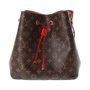 Louis Vuitton Monogram NeoNoe Coquelicot Red Canvas Shoulder Bag